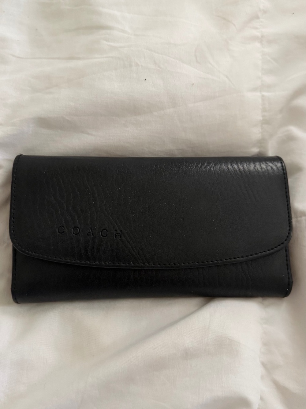 Coach Black Leather Wallet